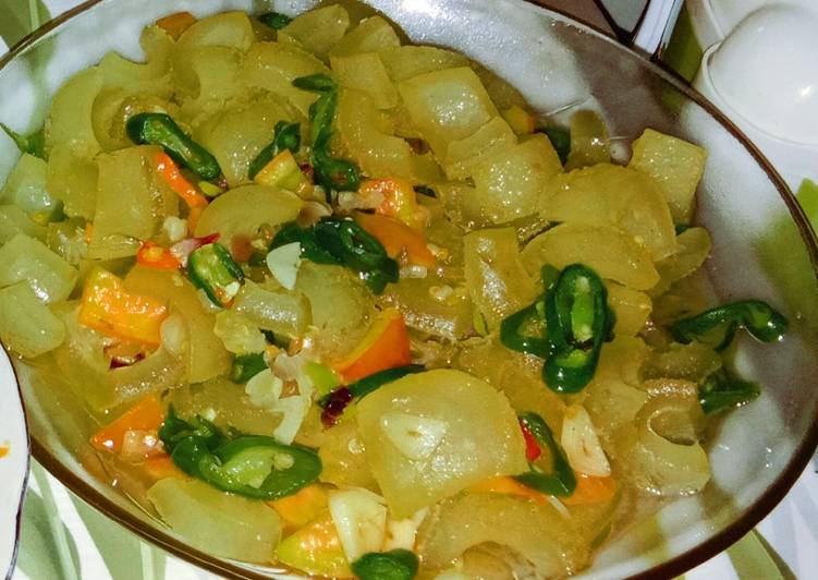 34. Tumis Kikil Cabai Hijau