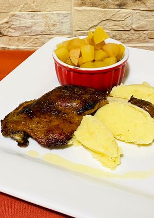 Édes -csípős sült kacsacomb recept fotója
