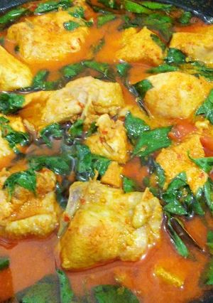 Foto resep Ayam kuning kemangi
