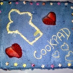 A picture of Kids biscuit cake.