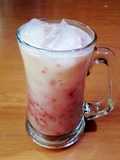 Soda de Yakult con Fresas