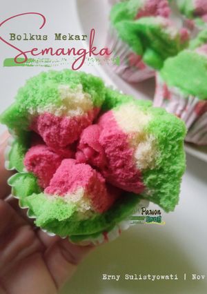 Foto resep 🍉Bolkus Mekar Semangka🍉(method All in 1)