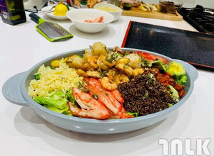 低醣料理  <沙拉>  地中海海鮮沙拉 的食譜成品照片