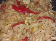 Una foto de gamba arroz