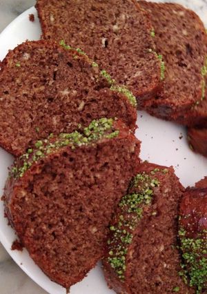 صورة لوصفة كيك يومي بالكاكاو 😋🍩