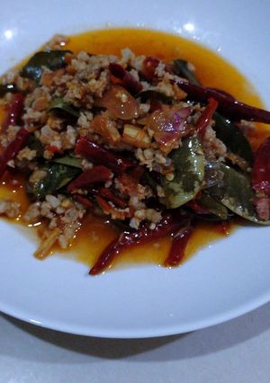 รูปของ ผัดเผ็ดหมูสับ