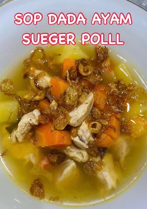 Foto resep Sop Dada Ayam Sueger Polll