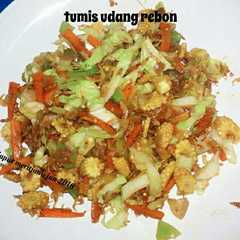 รูปของ tumis udang rebon