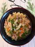 Chicken Thigh Soup with Pasta