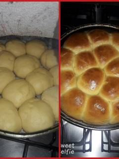 Una foto de Pan de leche en licuadora!