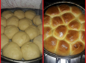 Una foto de Pan de leche en licuadora!