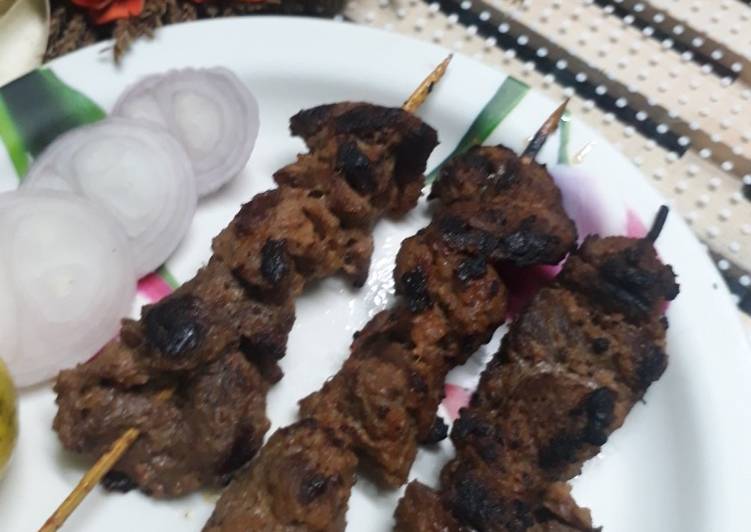 Recipe of Homemade Seekh kabab on gas stove