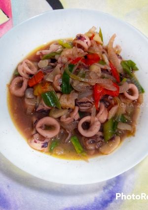 Foto resep Tumis cumi kuah