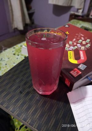 A picture of Chilled rose flavour rasna.