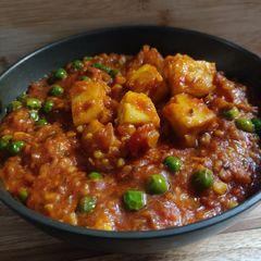 Matar Paneer A picture of Matar Paneer.