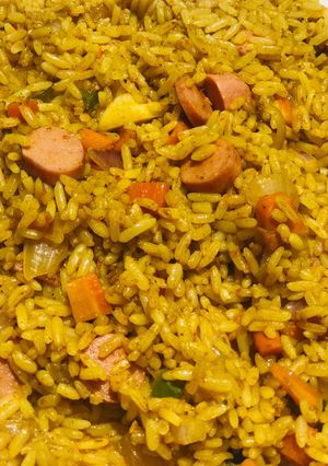 A picture of Left over special rice 🌾.