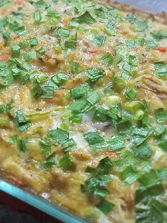 Easy Way Prepare Chicken Quiche 烤鸡丝蔬菜蛋饼 the  Makes Drooling You can take Joss in your mouth