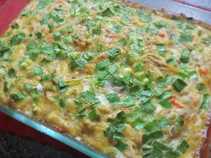 Recipe Chicken Quiche 烤鸡丝蔬菜蛋饼 the So Delicious Delicious
