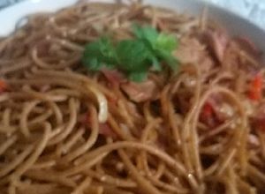 Foto resep Spaghetti gandum masak aglio olio