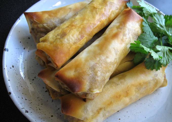 Baked Spring Rolls Recipe