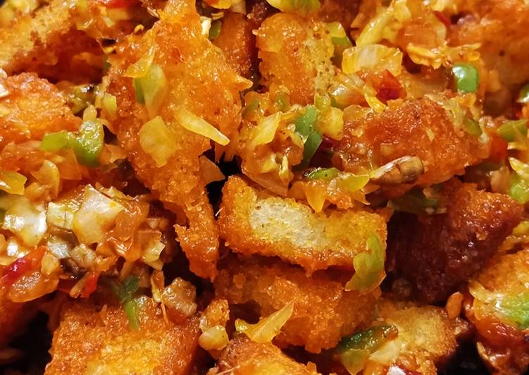 Recipe of Award-winning Crouton chat