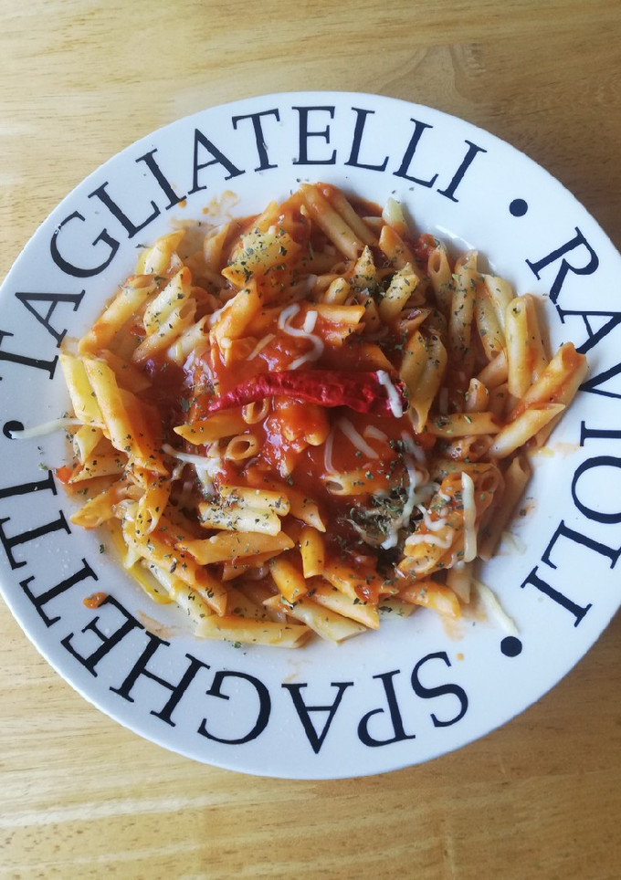 Una foto de Macarrones All' Arrabbiata