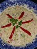 Ensaladilla de cola de langosta, langostinos y piña🍍