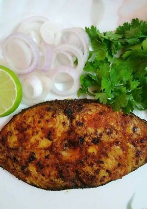 A picture of Pan Seared King Fish.