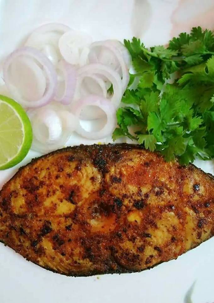 King Fish Recipes Pan Seared King Fish Recipe by Akum Raj Jamir - Cookpad