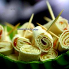 A picture of Jam roll.