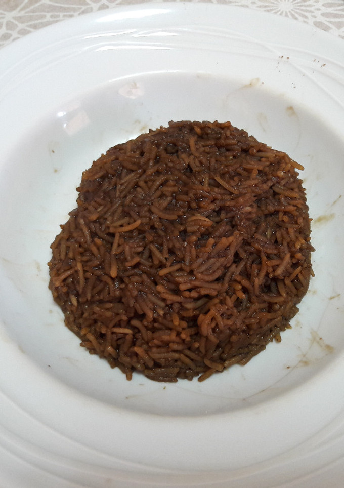 Una foto de Arroz con miel "hispano-magrebí del siglo XIII" vegano🍚👳