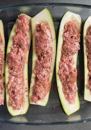 Une photo de Courgettes farcies
