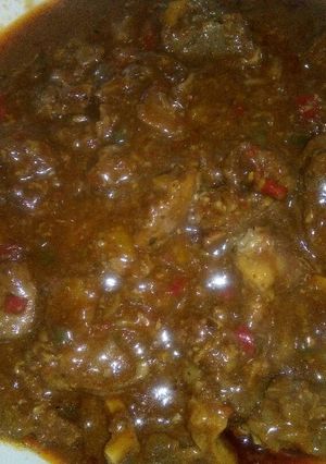 A picture of Sunday beef stew.