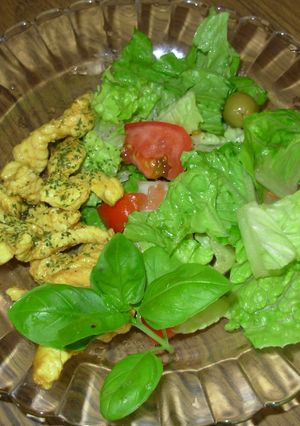 Una foto de Tiras de pavo/pollo con cúrcuma