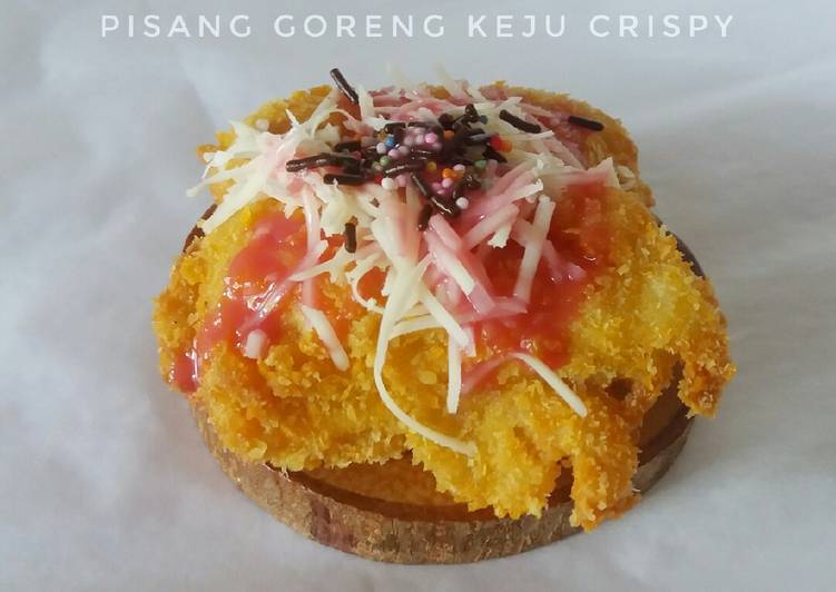 Pisang goreng keju crispy