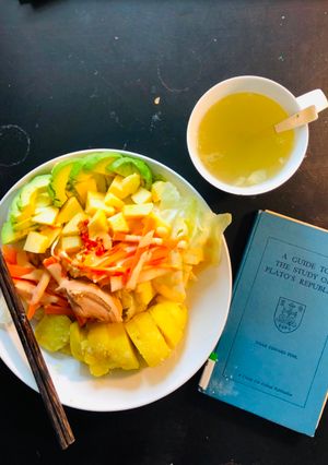 Hình của món Salad chay.