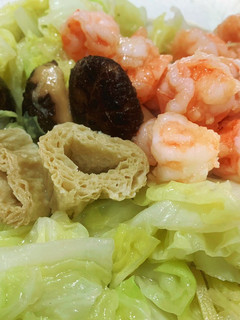 白菜燴蝦仁&香菇 的食譜成品照片