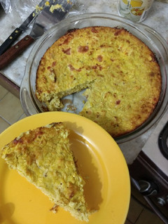 Una foto de Chipa Guazú (pastel de choclos)