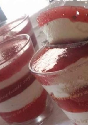 Foto di Dessert yogurt e anguria