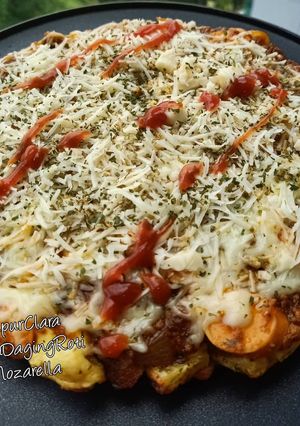 Foto resep 52. Pizza Daging Roti Teflon