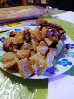 Una foto de Morro de cerdo a la plancha
