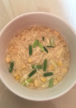 Foto resep Corn Egg Drop Soup