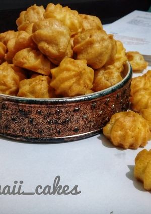 Foto resep Crispy cheese choux (sus kering keju) no mixer