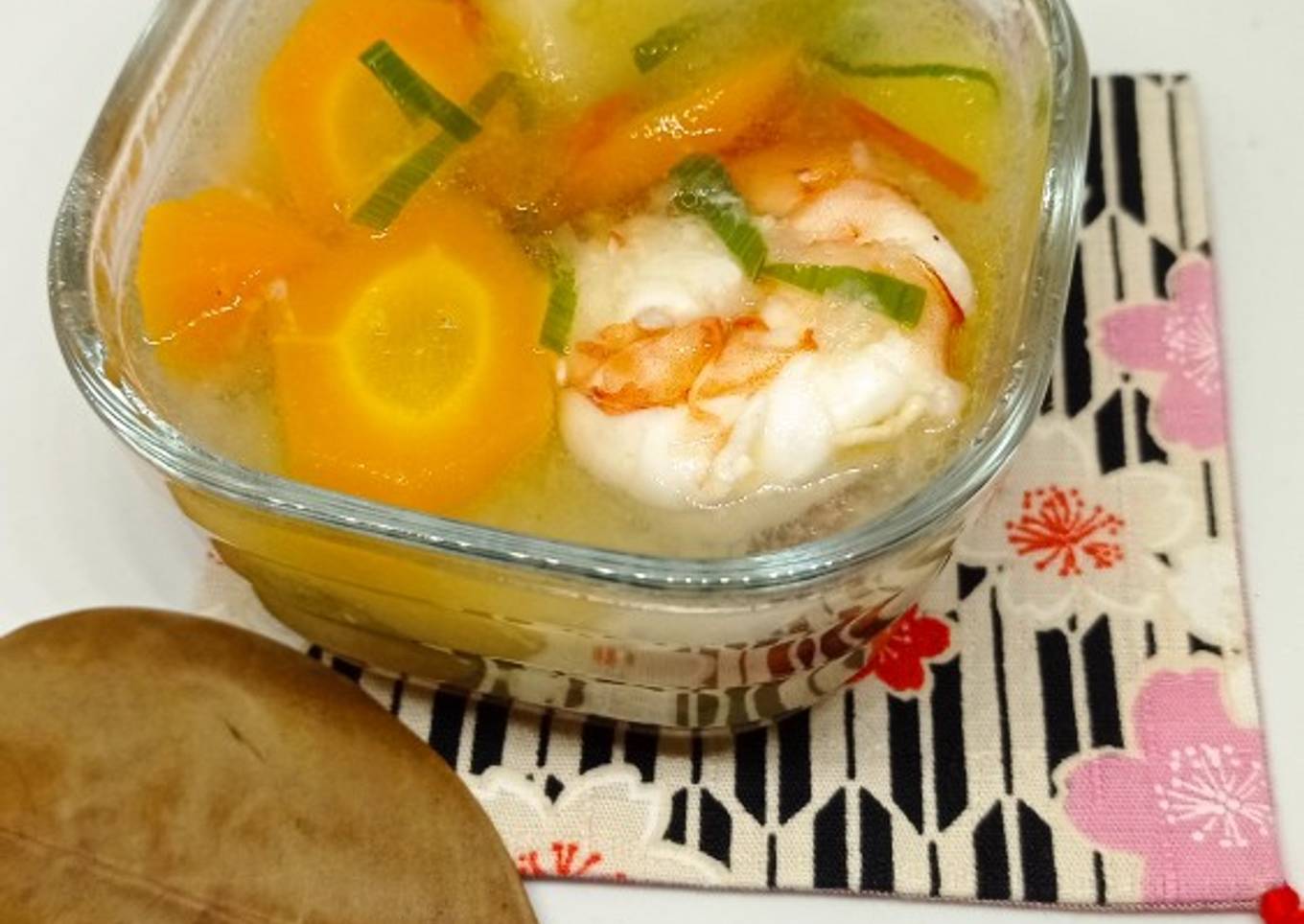 Sop udang (MPASI 1 tahun +)