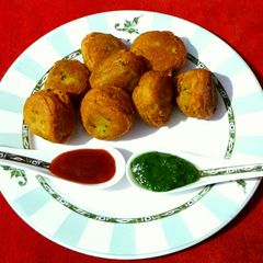A picture of Batata Vada.