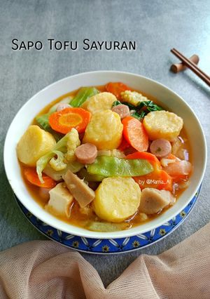 Foto resep Sapo Tofu Sayuran