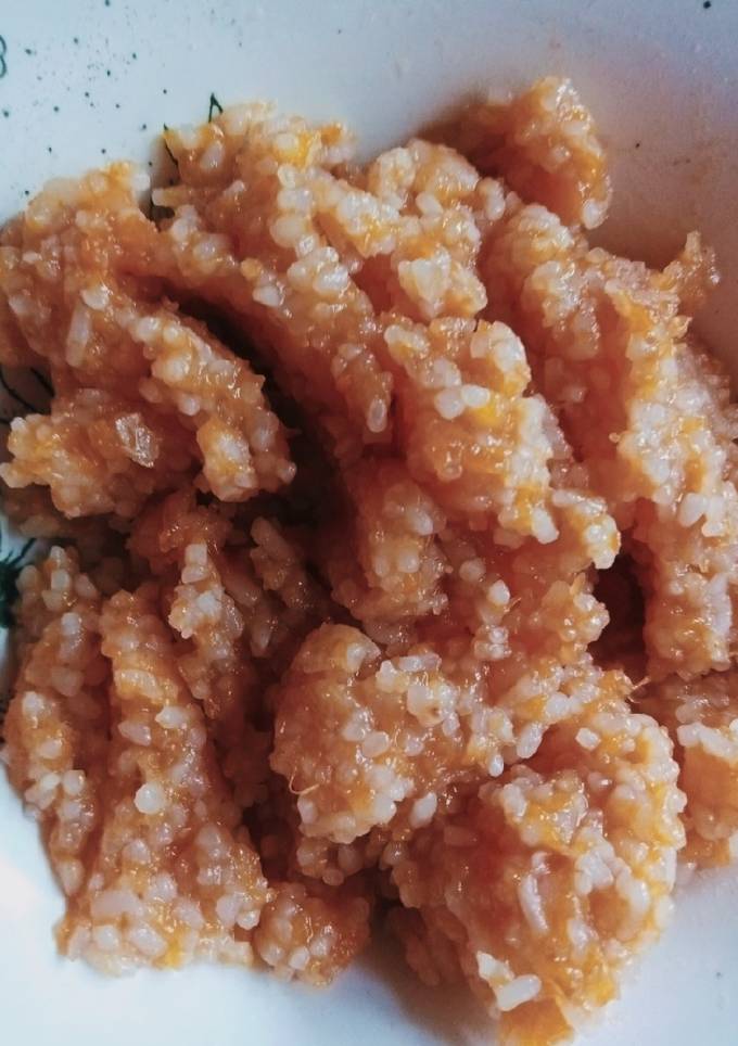 Гарбузова каша з рисом