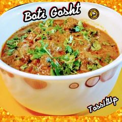 A picture of Boti Gosht(Boneless Mutton Cubes).