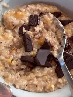 Foto de Papas de Aveia com Banana e Chocolate