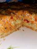 Tarta de berenjena y zanahoria